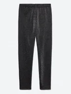 Legginsy - Sisley Legginsy w kolorze czarnym - miniaturka - grafika 1