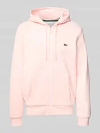 Bluzy męskie - Bluza rozpinana o kroju regular fit z mieszanki bawełny - miniaturka - grafika 1