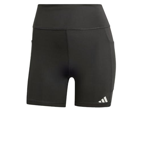 adidas Damskie krótkie legginsy Own The Run, XXS 13 cm czarne