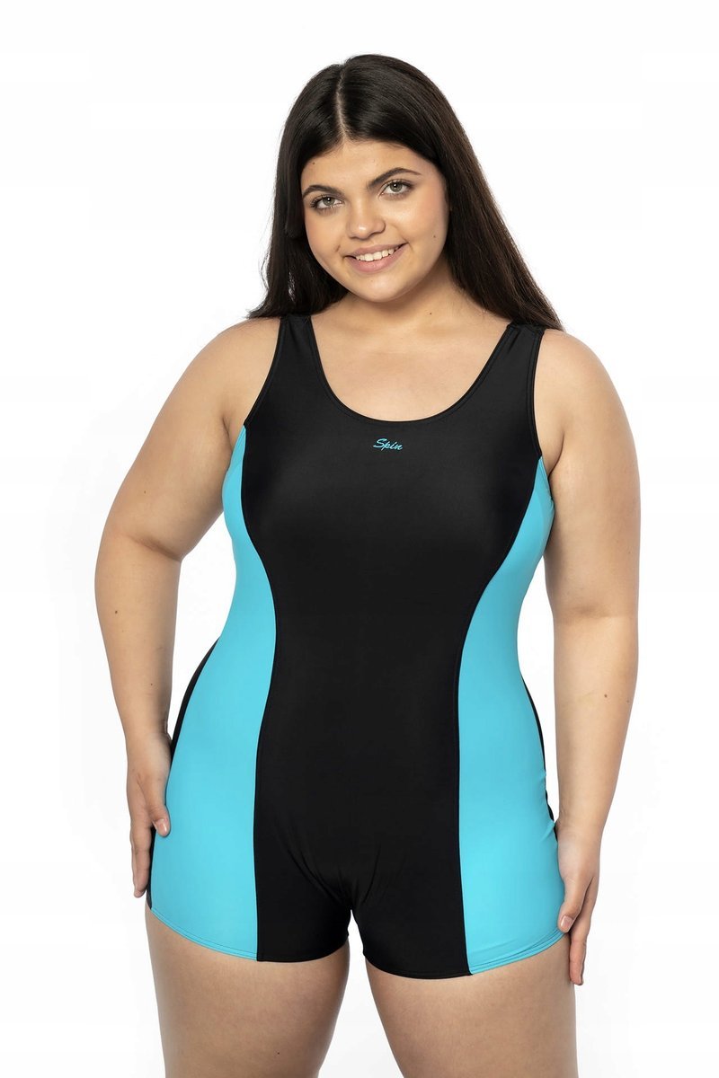 1003 kostium kąpielowy jednoczęściowy z nogawką do morsowania Spin 3XL