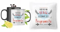 Gadżety dla niej i dla niego - Dla Programisty Zestaw Kubek Magiczny + Poduszka z Nadrukiem ze Zdjęciem - miniaturka - grafika 1