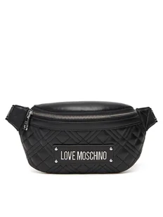 LOVE MOSCHINO Saszetka nerka JC4003PP0NLA000B Czarny - Nerki - miniaturka - grafika 1