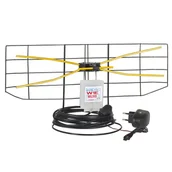 Anteny TV - Antena Pokojowa Siatkowa W1E Mux123 8 Davbol - miniaturka - grafika 1