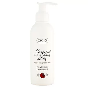 Ziaja NAWILŻAJĄCY KREM DO RĄK GRAPEFRUIT Z ZIELONĄ MIĘTĄ 200 ML - Kremy i maski do rąk - miniaturka - grafika 3