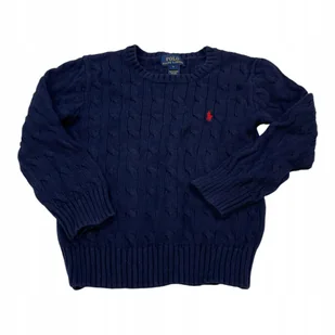 Sweter dziecięcy Ralph Lauren granatowy 110 (5 lat) - Moda i Uroda OUTLET - miniaturka - grafika 1