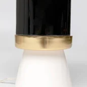 Lampy stojące - KARE Josy lampa stołowa, biały/czarny, stal, wysokość 51 cm - miniaturka - grafika 1