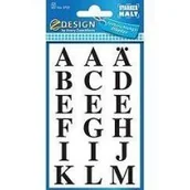 Dekoratorstwo - Russell Naklejki czarne litery 15,5 mm - miniaturka - grafika 1