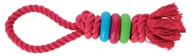 Zabawki dla psów - DINGO Pierścienie Denta Fresh 30 cm różowa - miniaturka - grafika 1