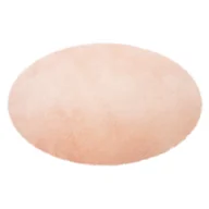 Dywaniki łazienkowe - Dywanik łazienkowy Skin różowy owalny 80 x 50 cm BA-DE - miniaturka - grafika 1