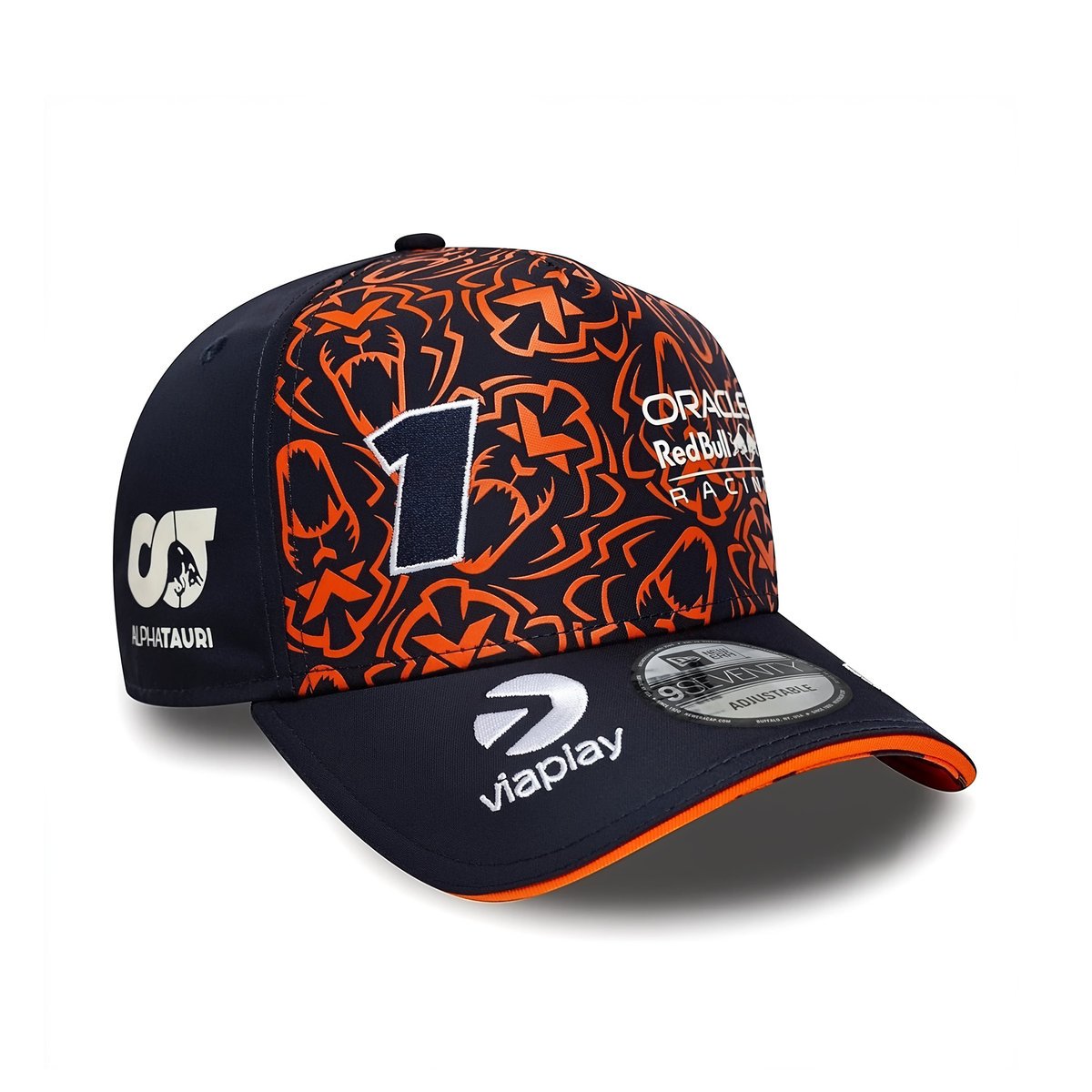 Czapka Red Bull F1 New Era 9SEVENTY Max Verstappen 1 Orange Lion GP 2025