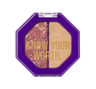 Cienie do powiek - Wibo Know Your Worth Duo Eyeshadow cienie do powiek 3 Selfish 5g - miniaturka - grafika 1