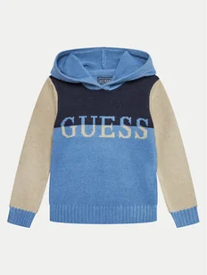 Guess Sweter N4BR01 Z32N0 Granatowy Regular Fit - Swetry dla chłopców - miniaturka - grafika 1