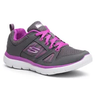 Buty sportowe damskie - Skechers Buty New World 12997/CCPR Charcoal/Purple - miniaturka - grafika 1