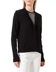BOSS Damski sweter kardiganowy, czarny, XS - Swetry damskie - miniaturka - grafika 1