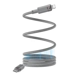 yesido Magnet. Kabel CA172L 27W C/iP 1m 3A, GRAY / SZARY - Kable USB - miniaturka - grafika 1