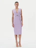 Sukienki - Rinascimento Sukienka koktajlowa CFC0123769003 Fioletowy Regular Fit - miniaturka - grafika 1