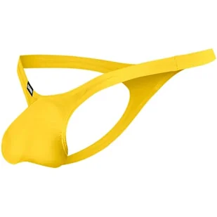 Cut4Men Bulge Stringi Jasnożółty M - Majtki damskie - miniaturka - grafika 1