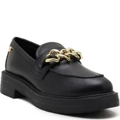 Półbuty damskie - Love Moschino Skórzane loafersy - miniaturka - grafika 1