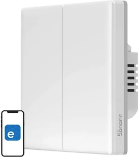 Inteligentny przełącznik ścienny Sonoff TX T5 2C - Systemy inteligentnych domów - miniaturka - grafika 1