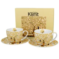 Filiżanki - Zestaw 2 filiżanek Klimt Ecru Tree Of Life 250 ml - miniaturka - grafika 1
