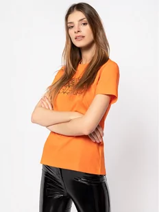 Diesel T-Shirt T-Sily-S6 00SEMF 0HERA Pomarańczowy Regular Fit - Koszulki i topy damskie - miniaturka - grafika 1