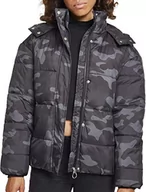 Kurtki damskie - Urban Classics Damska kurtka puchowa Camouflage kurtka zimowa Ladies Boyfriend Camo Puffer Jacket, wielokolorowy (Darkcamo 00707)., 5XL - miniaturka - grafika 1