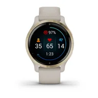 Smartwatch - Garmin Venu 2S Złoty 010-02429-11 - miniaturka - grafika 1