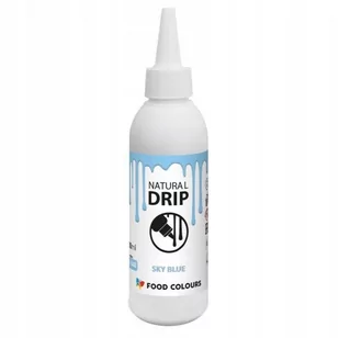 POLEWA ZASTYGAJĄCA Natural Drip 100ml - Sky Blue - Dodatki do ciast w proszku - miniaturka - grafika 1