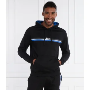 BOSS Bluza Authentic Hoodie | Regular Fit - Bluzy męskie - miniaturka - grafika 1