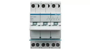 Hager Modułowy przełącznik instalacyjny SFT340 40A 3P SFT340 - Wyłączniki światła i elektryczne - miniaturka - grafika 2