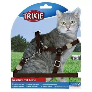 Trixie Trixie SZELKI DLA KOTA &quot;PREMIUM&quot 26-37cm/10mm 1.2m - Szelki dla kotów - miniaturka - grafika 1