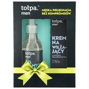 Zestawy kosmetyków damskich - TOŁPA MEN Zestaw prezentowy (Żel do mycia twarzy, 195ml + Krem nawilżający, 40ml) - >>> DARMOWA od 99zł <<< w 24h ! - miniaturka - grafika 1