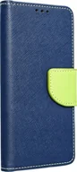 Etui i futerały do telefonów - OEM Kabura FANCY Book do XIAOMI Redmi Note 13 Pro 4G granatowo limonkowy - miniaturka - grafika 1