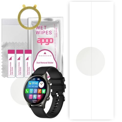 1x folia hydrożelowa MATOWA do myPhone Watch EL - apgo Smartwatch Hydrogel MATTE Protection Ochrona na ekran smartwatcha