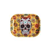 Trafika - Metalowa tacka do zwijania Sugar Skulls 18x14cm - miniaturka - grafika 1