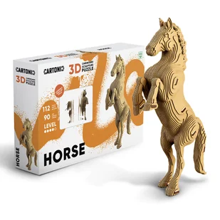 Cartonic 3D Puzzle Horse - Puzzle - miniaturka - grafika 1