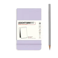 Notesy i bloczki - Notatnik Reporterski Leuchtturm1917 Pocket A6 Gładki Lilac - miniaturka - grafika 1