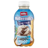 Mleko - Müller Müllermilch Napój mleczny o smaku czekoladowo-kokosowym 400 g - miniaturka - grafika 1