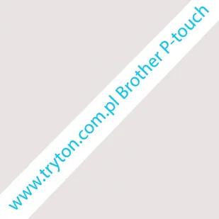 Brother TZE-FA4 taśmy do etykietowania Niebieski na białym - Dodatki do drukarek i skanerów - miniaturka - grafika 2