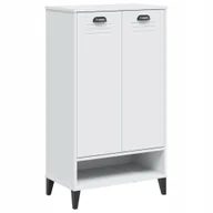 Szafki na buty - Szafka na buty Viken, biała, lite drewno sosnowe - miniaturka - grafika 1