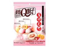 Ciastka - Ciastka Ryżowe Mochi Smak Różnych Owoców 120G - miniaturka - grafika 1