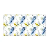 Podkładki na biurko - Podkładka na biurko winyl Kolorowe ptaki 90x45 cm - miniaturka - grafika 1