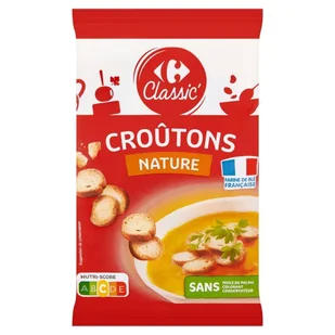 Carrefour Classic Grzanki okrągłe smażone 90 g - Pieczywo chrupkie - miniaturka - grafika 1