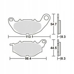 Sbs Klocki Hamulcowe Yamaha Yzf-r25 '15-'20, Yzf-r3 '15-'23 Przód - Klocki hamulcowe - miniaturka - grafika 1