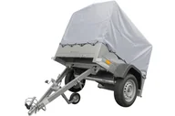 Przyczepy - UNITRAILER Przyczepka z kiprem lekka 150x106 z plandeką i stelażem DMC 750 KG Garden Trailer 150 UT004173 - miniaturka - grafika 1