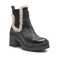 Botki damskie - Guess Botki na słupku YVETTE2 Shearling - miniaturka - grafika 1