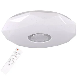 Polux Plafon śr 76cm DIAMOND 80W 6800lm z pilotem SANICO 313553 - Lampy ścienne - miniaturka - grafika 1
