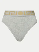 Majtki damskie - Versace Figi klasyczne z wysokim stanem Greca Border AUD01050 Szary - miniaturka - grafika 1