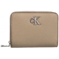 Portfele - Portfel Minimal Monogram Med Zip Around Crockery K60K612740 PBF (CK614-b) Calvin Klein - miniaturka - grafika 1