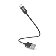 Kable komputerowe i do monitorów - Hama 00201600 kabel USB USB 2.0 0,2 m USB A USB C Czarny 00201600 - miniaturka - grafika 1